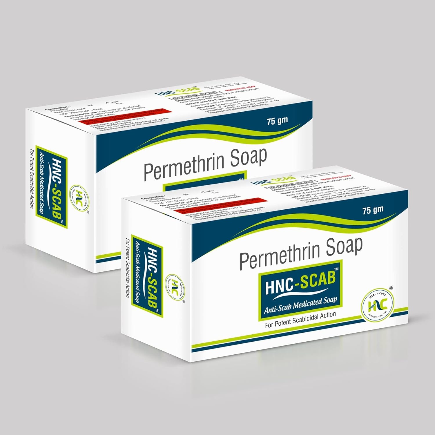 HEAL N CURE Scab Permethrin 1% Medicated Soap For All Skin Type- Pack of 4 HEAL N CURE Scab Permethrin 1% Medicated Soap For All Skin Type- Pack of 4
