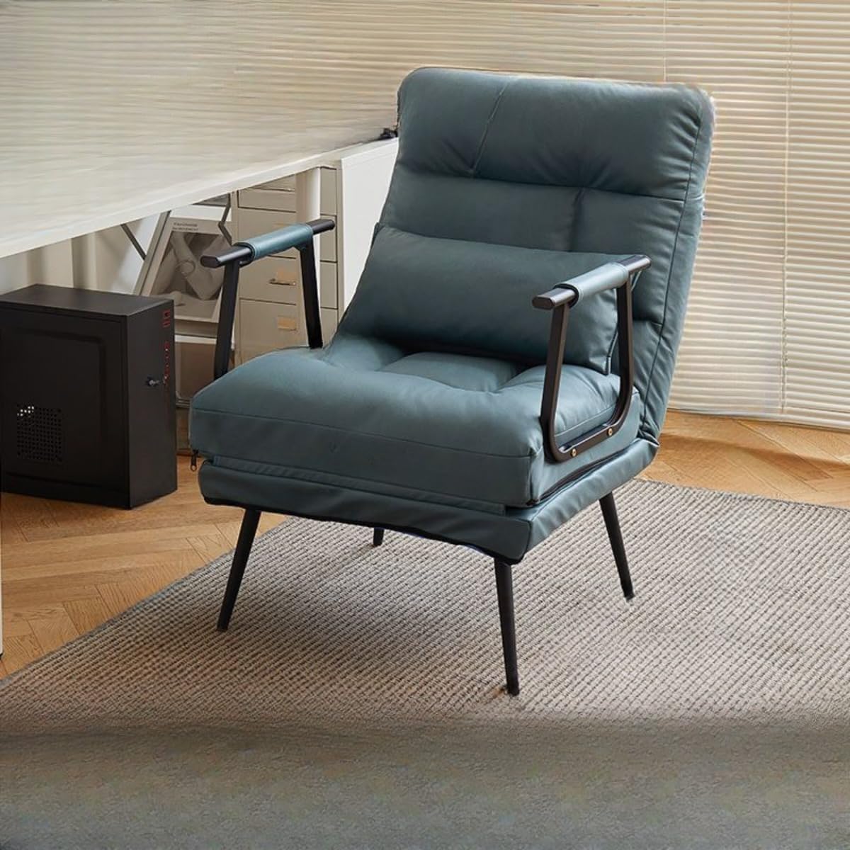 【TRENIE】シングルサイズのソファーベッド 1 人掛けで 3way 機能 折りたたみ式でコンパクト 組立が簡単 背もたれが 5