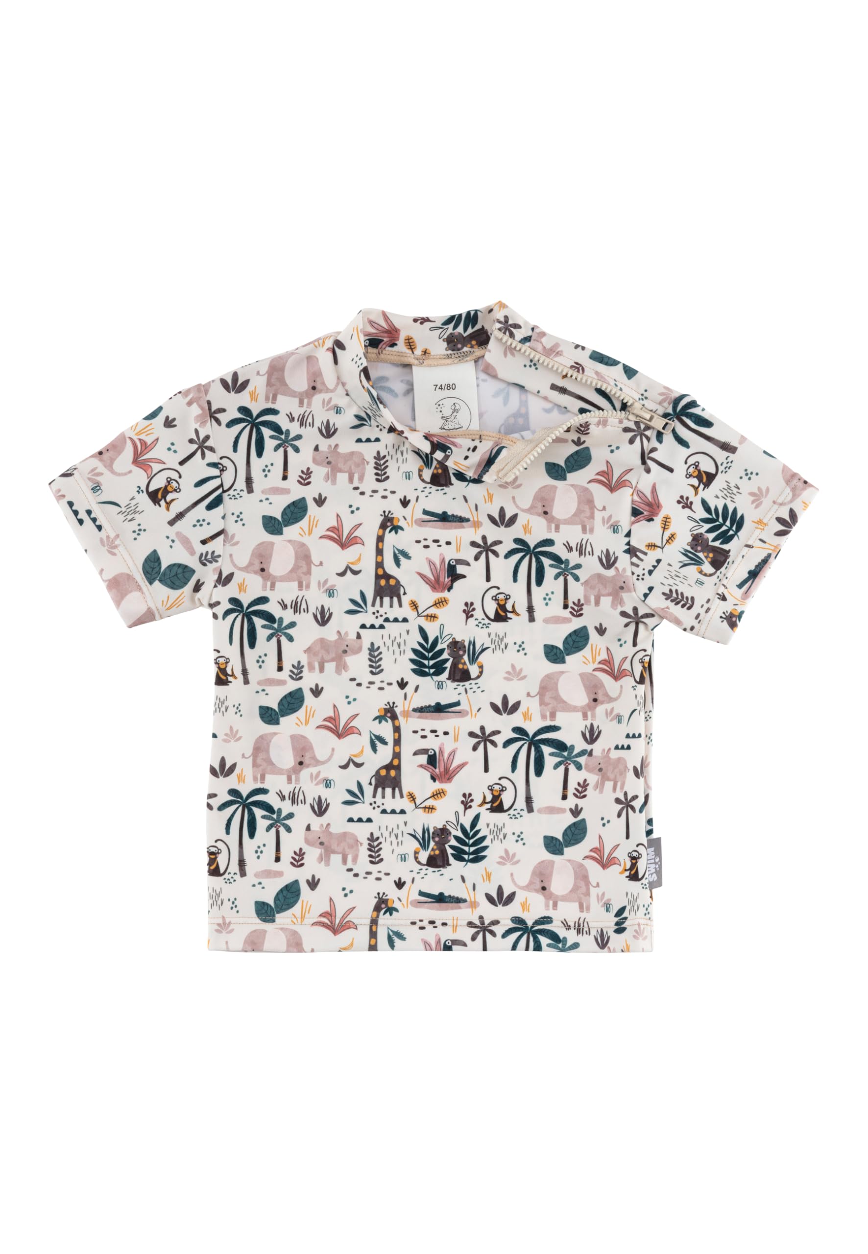 Sterntaler Badeshirt Kurzarm Safari Set di Costume a Maglietta Bimbo 0-24 (Pacco da 1)