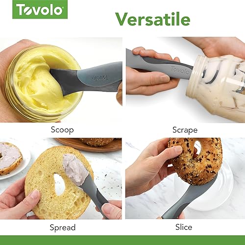Miniatura 10 de Tovolo Herramienta para preparar comidas de cocina para extender rebanadas y raspar