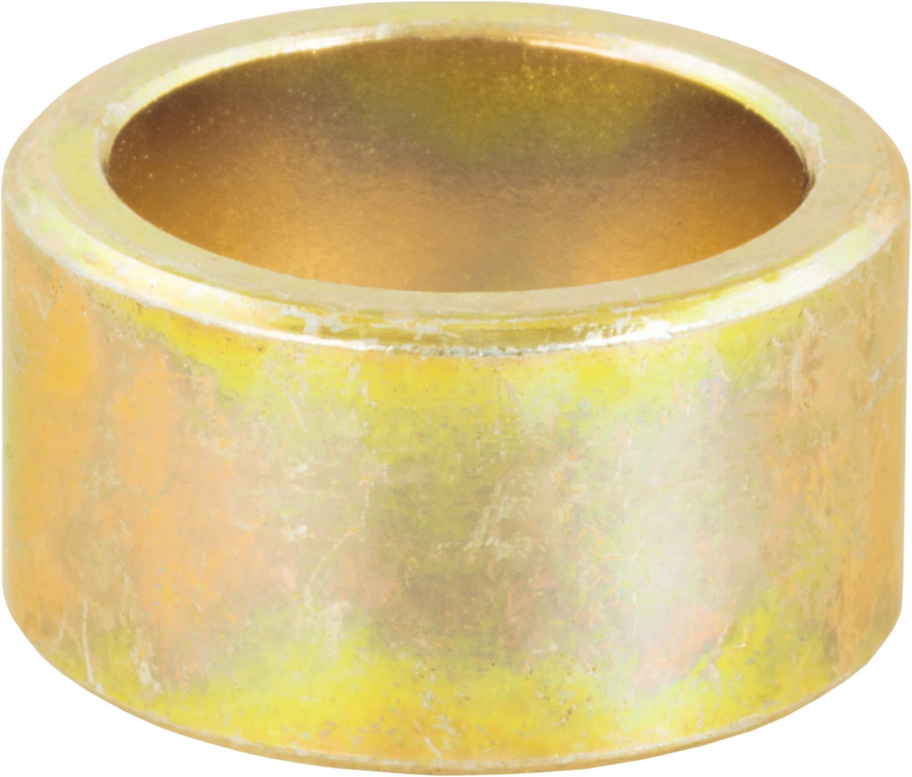 CURT 21101 Trailer Hitch Ball Hole Reducer Bushing, Reduces 1-Inch Diameter to 3/4-Inch Stem, YELLOW ZINC