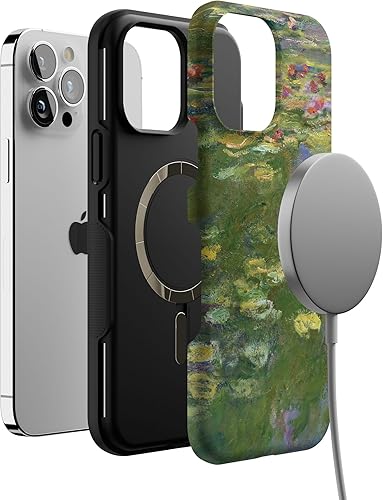 Miniatura 1317 de Casely Funda para iPhone 13 Pro Max Jardín dorado Floral de girasol amarillo Compatible con MagSafe Diseño protector audaz Jardín Dorado