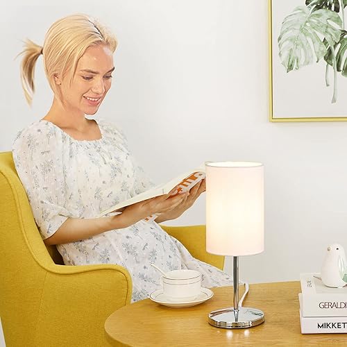 Miniatura 3 de Lampwell Alee - Lámpara de mesa pequeña para sala de estar, juego de 2, lámpara de mesa moderna para niños, 4.33 x 12.21 pulgadas de alto, bombilla