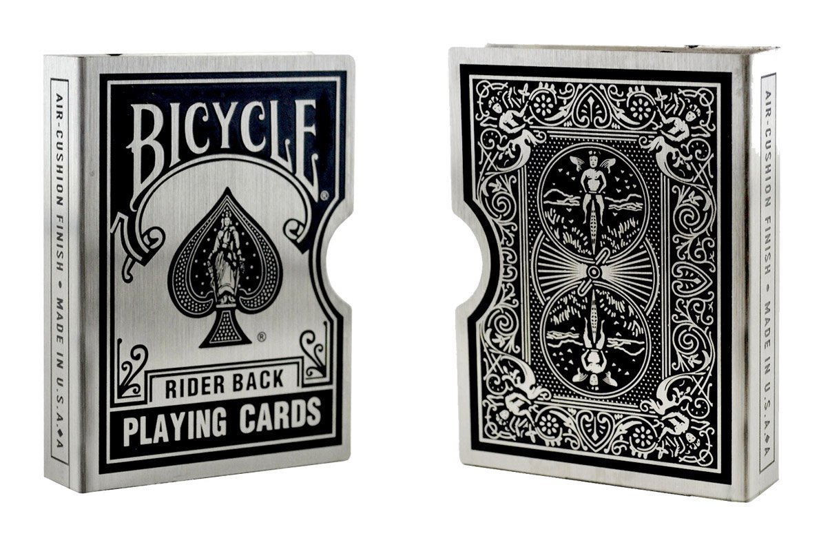 Stainless Steel Bicycle Playing Card Clips Holder for Professional Magicians - Magic Trick Accessory, Protect Card magic accessory by Unknown