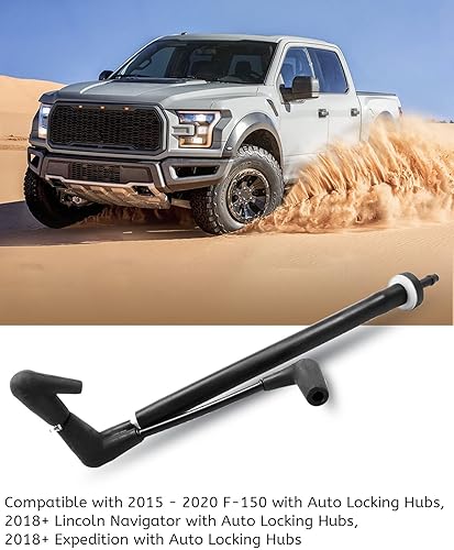 Miniatura 10 de FL3Z-3A788-B Manguera de vacío de válvula de retención y solenoide de vacío 7L1Z-9H465-B 4X4 4WD apta para Ford F-150 Expedition Lincoln Navigator