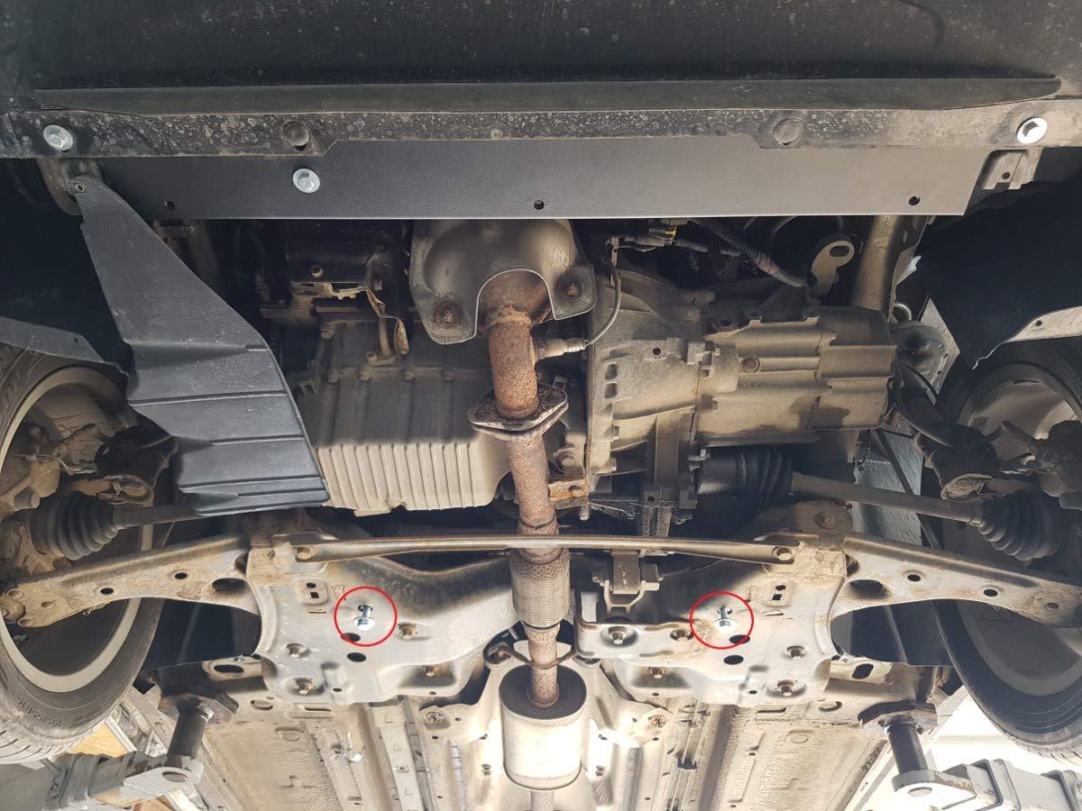 Protezione motore in metallo compatibile con Fiat Grande Punto (2006-2018)