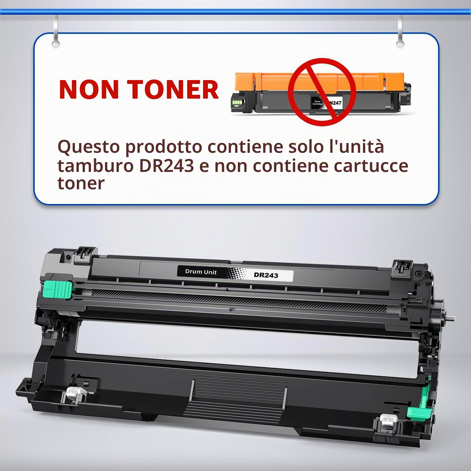 DR243CL DR 243CL Tamburo Compatibile con Brother DR-243CL Tamburo | Compatibile con Brother DCP-L3550CDW HL-L3230CDW HL-L3210CW HL-L3270CDW MFC-L3710CW MFC-L3750CDW MFC-L3770CDW(4-Pack)