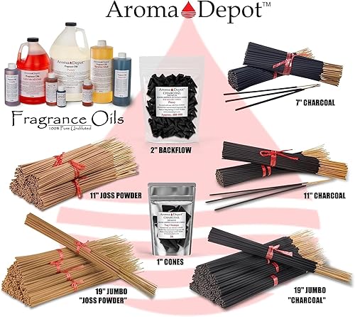 Miniatura 8 de Aroma Depot Tipo de dinero en varillas de incienso de carbón exótico. Aproximadamente 85 a 100 varillas por paquete, longitud 7 pulgadas, cada palo