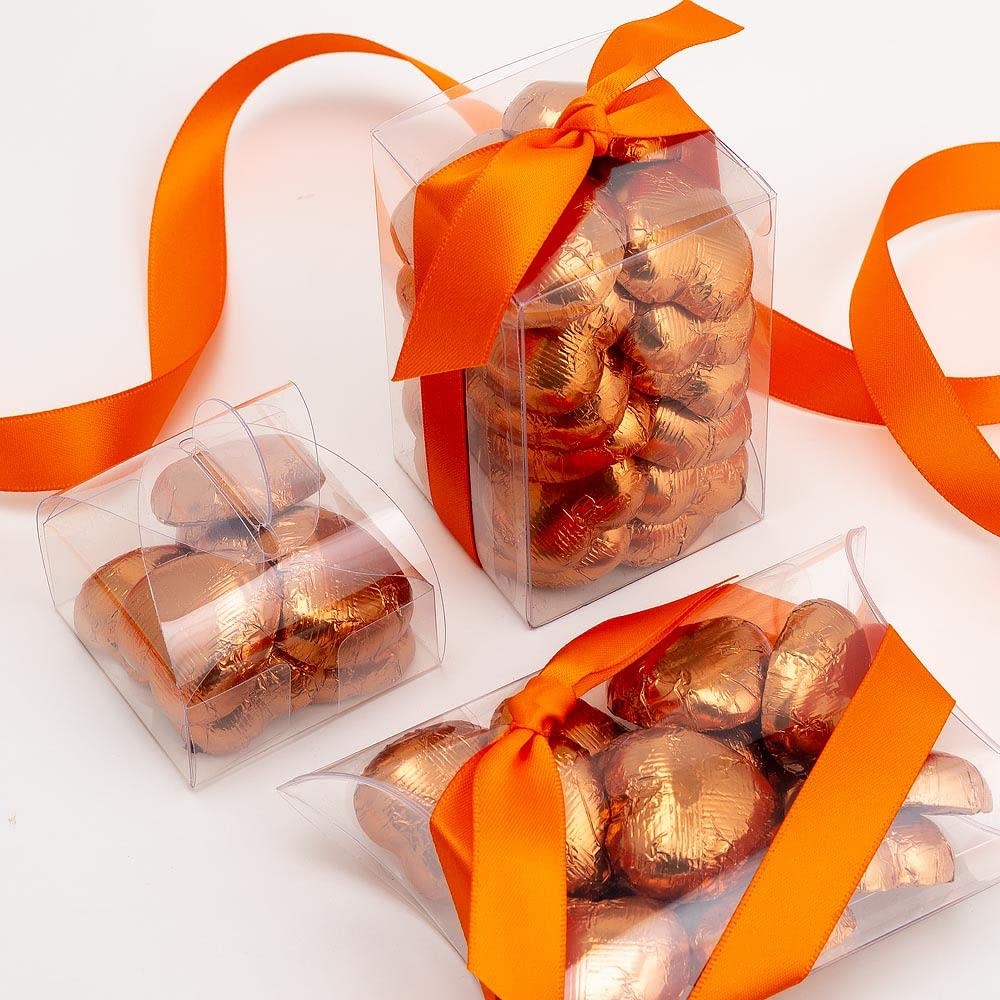 Italian Options Milk Chocolate Foiled Hearts, 30 Chocolates, Purple Foil — view 77