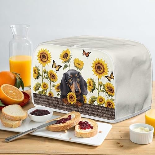 Miniatura 161 de Funda para horno con estampado de galaxia, protector de máquina de pan de cocina, cubierta para tostadora de 2 rebanadas de gato lunar para el Gato