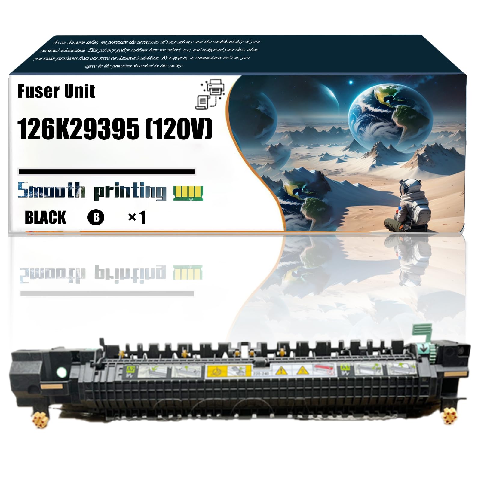 Replacement Parts Fuser Unit 126K29395 (120V) Compatible with Xerox WorkCentre 5325 5330 5335 Printers, Contains Chip and Clear Printing (1 Pack Black)