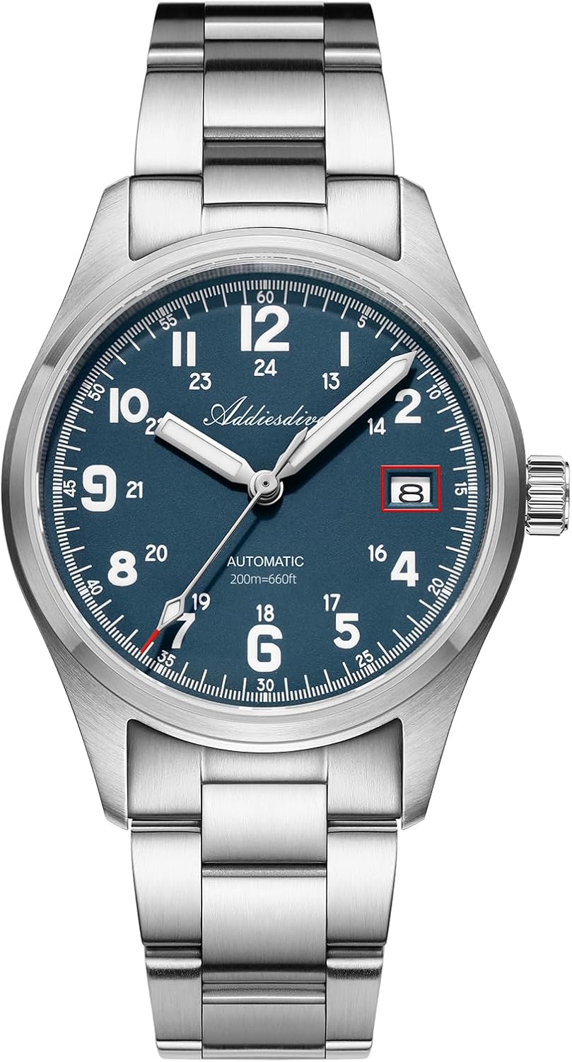 ADDIESDIVE Mens Automatic Watch NH35A / 8215 Movement
