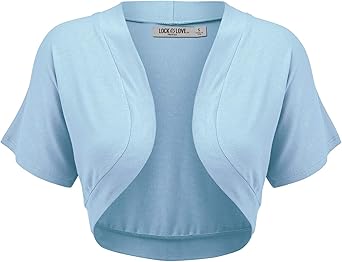 baby blue shrug