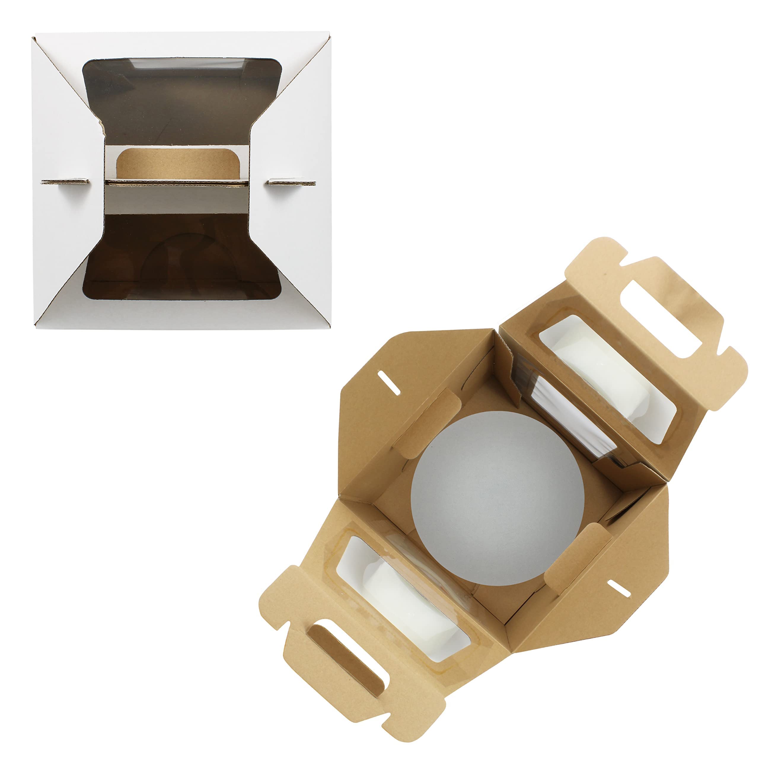 Buy Tall Cake Boxes with window and Cake Boards, Tiered Cake Box in 2