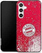 DeinDesign Slim Case Extra Thin Compatible with Samsung Galaxy S24 FE 5G Silicone Mobile Phone Case Black Case FC Bayern Munich Officially Licensed Product FCB