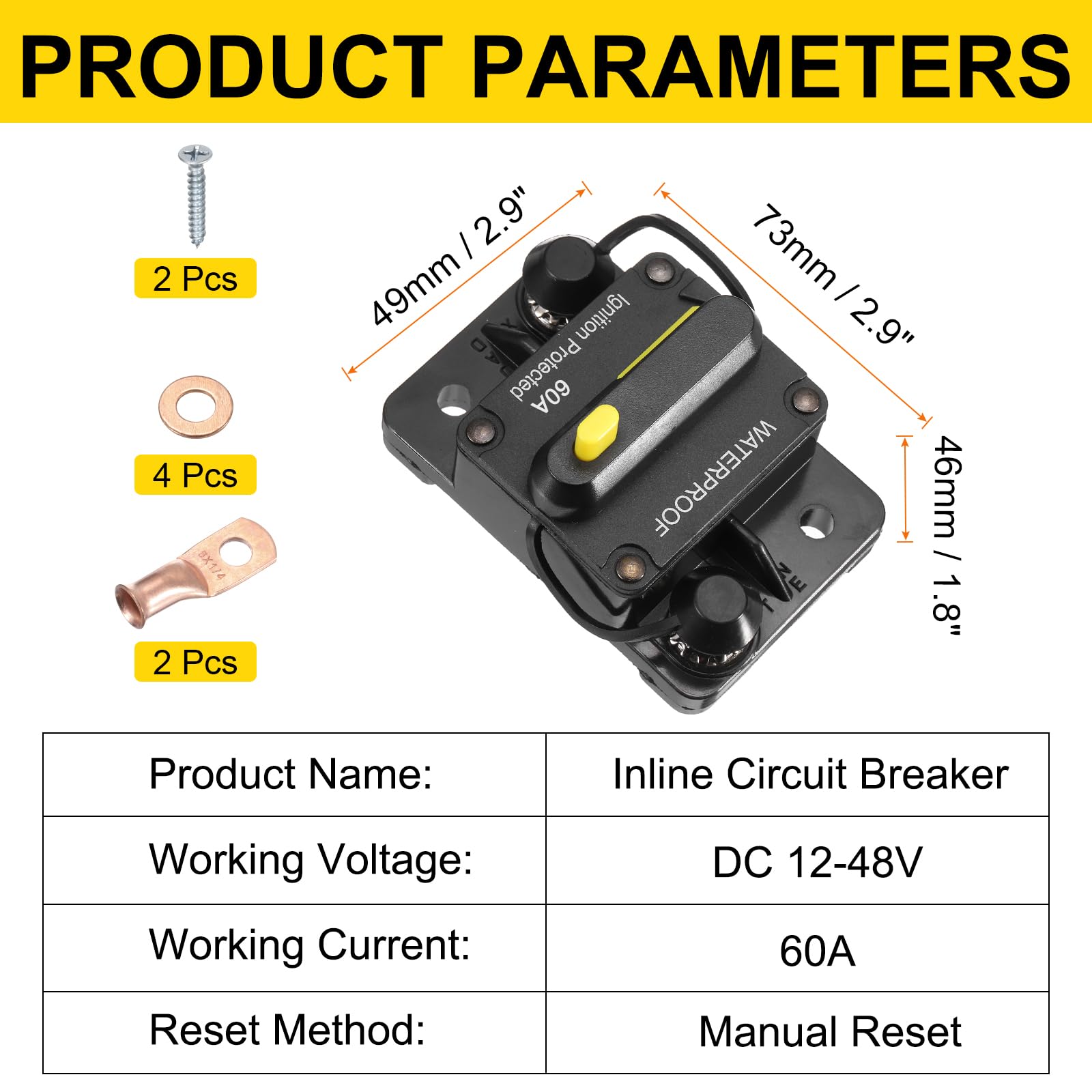 DMiotech 60A Circuit Breaker - Image 2