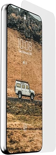 URBAN ARMOR GEAR UAG - Protector de pantalla diseñado para Samsung Galaxy S22 Plus, protector de vidrio templado de 6.6 pulgadas - 9H, antihuellas,