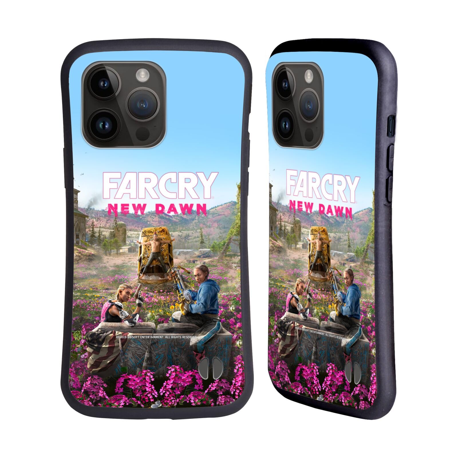 Head Case Designs Officially Licensed Far Cry Twins Couch New Dawn Key Art Hybrid Case Compatible with Apple iPhone 15 Pro Max