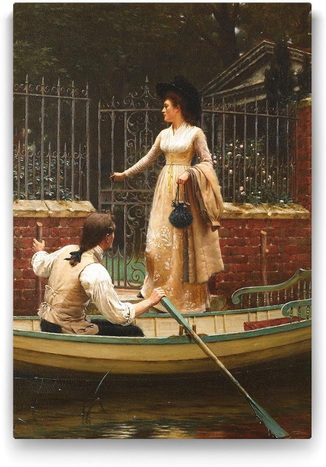 Edmund Blair Leighton - The Elopement Tablosu - 70x100cm