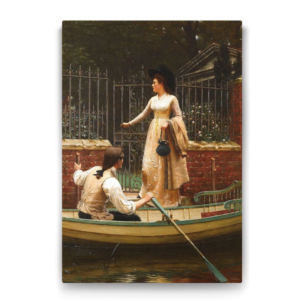 Edmund Blair Leighton - The Elopement Tablosu - 70x100cm