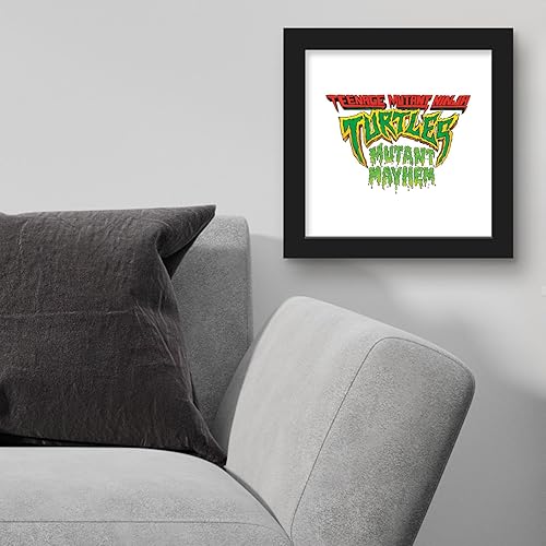 Miniatura 3 de Trends International Gallery Pops Nickelodeon Teenage Mutant Ninja Turtles Mutant Mayhem - Póster de pared con logotipo, 12 x 12 pulgadas, versión