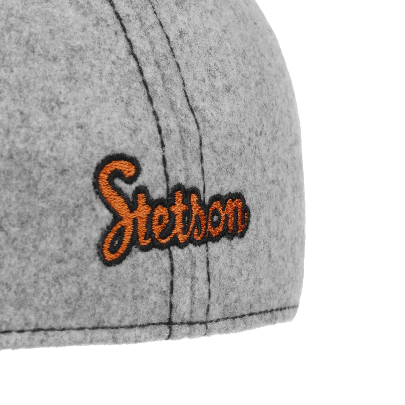 Stetson Texas Retro Script Flatcap - Modische Mütze - Dynamischer Gatsby-Stil - Schiebermütze aus Wollmix - Herren - Herbst/Winter