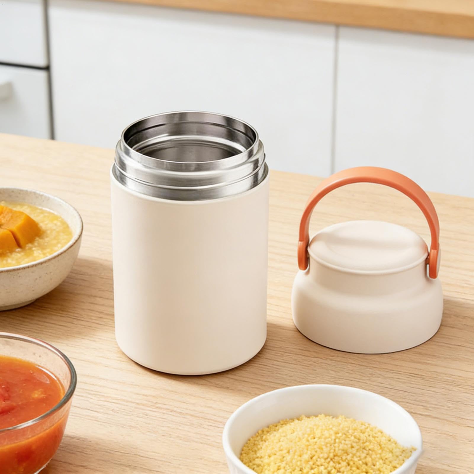 Genérico - de comida isotérmica (600 ml, impermeable, de acero