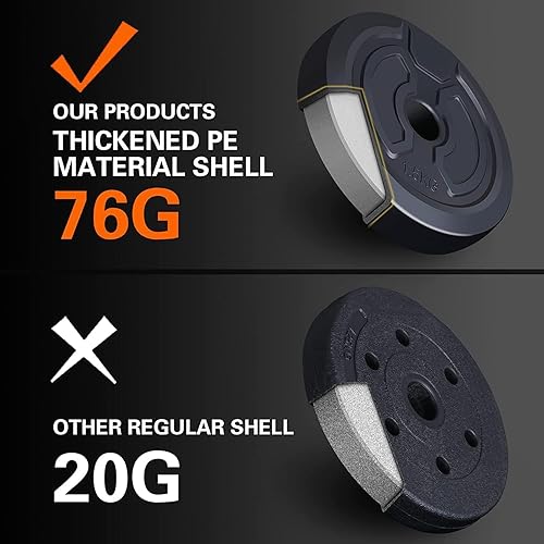 Miniatura 2 de F4SPEED - Juego de mancuernas ajustables con peso ajustable, juego de pesas para entrenamiento en casa, juegos de mancuernas de pesas libres para