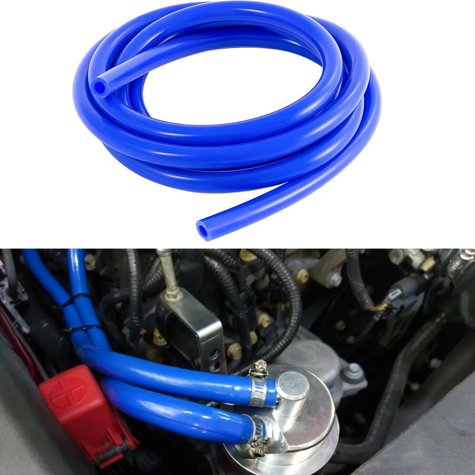 BELOMI Tubo per vuoto in silicone, 3 mm o 6 mm, pressione massima ad