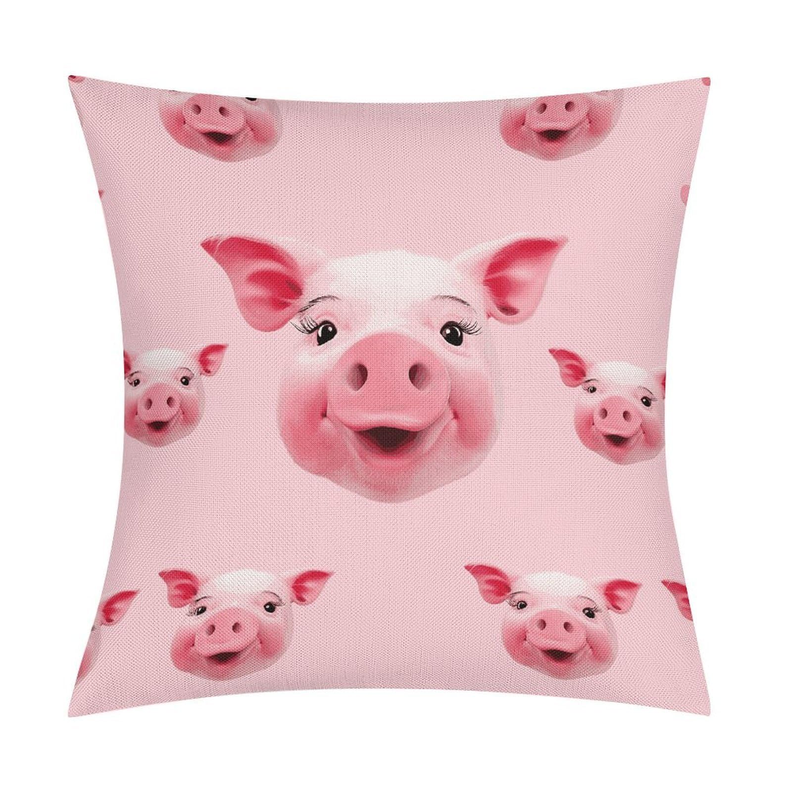 Adfgyerh Style Smiling (20) Pillow Covers Soft And Comfortable Invisible Zipper ，Home Decor 18X18 Inch Edging Technology，Throw Pillow Covers For Couch Sofa Bedroom Living Room.