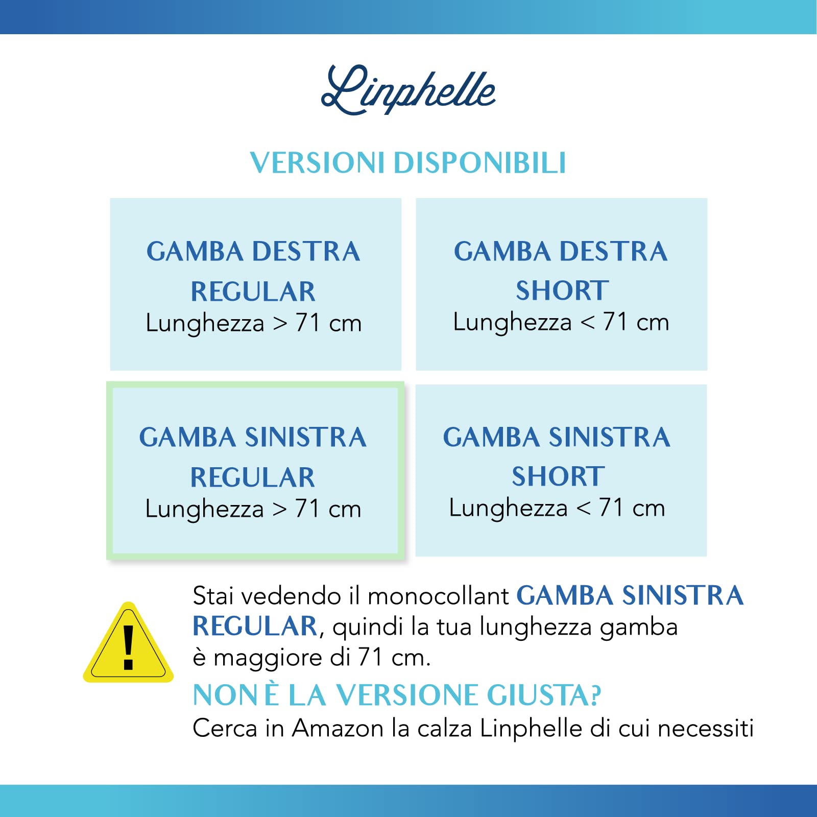 Linphelle Calza Monocollant Antitrombo Medicale a Compressione Graduata, Gamba Sinistra, Classe 1, Calza Elastiche Antiembolismo per Degenza