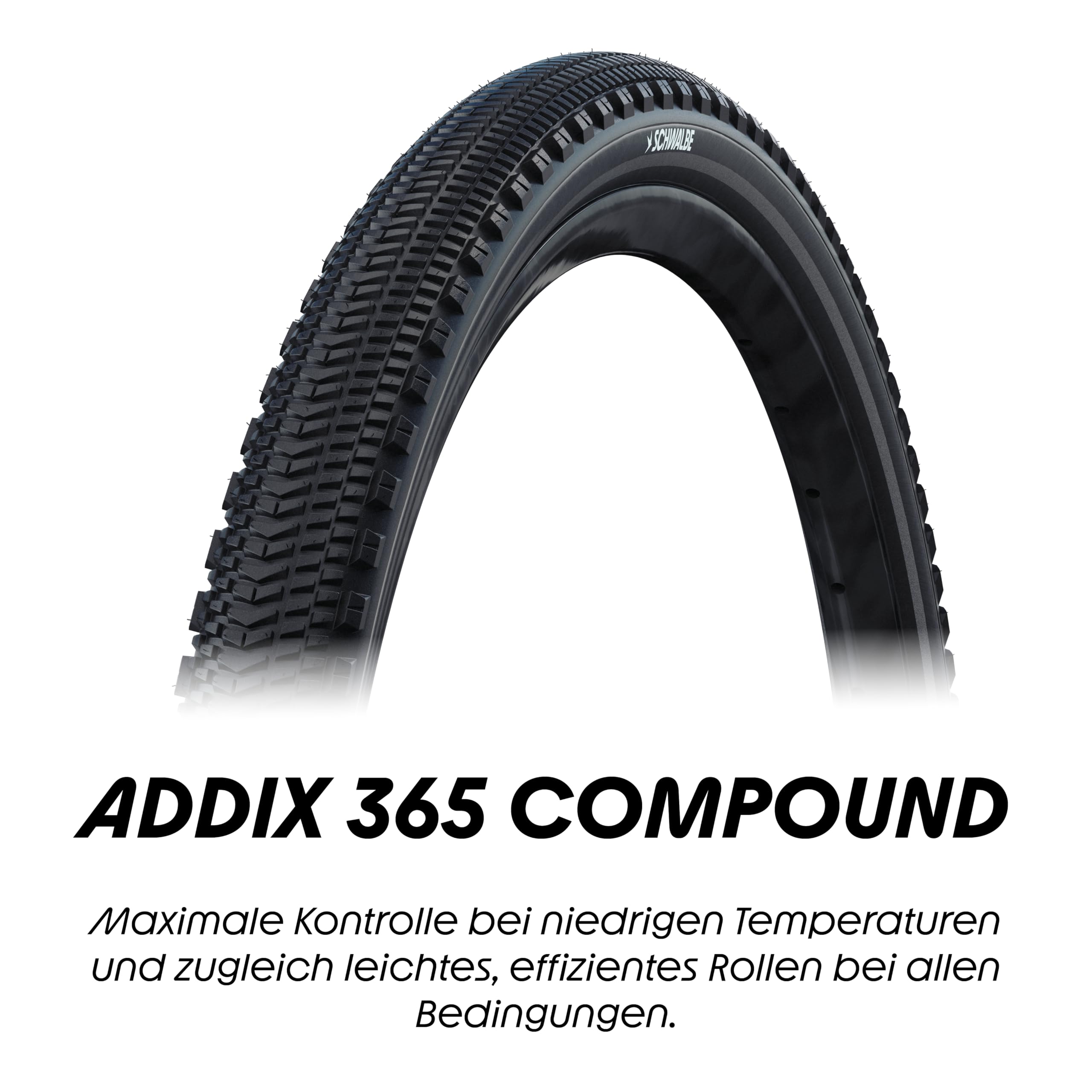 Schwalbe Fahrradreifen G-ONE Overland 365 – Gravel Reifen 28 Zoll für Ganzjahrespendler & Alltagsfahrten – Tubeless Easy mit RaceGuard Pannenschutz und ADDIX 4-Season Compound