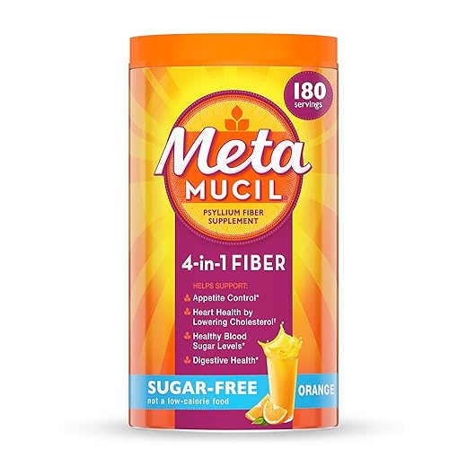 Metamucil Sugar-Free Orange Psyllium Powder
