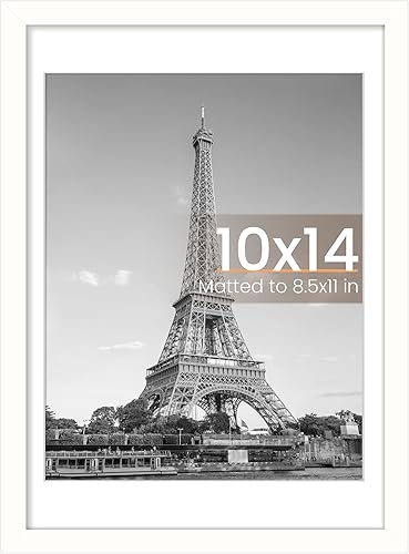 Vista 367 de upsimples - Portarretratos de 8.5 x 11 pulgadas, para fotos de 6 x 8 pulgadas con paspartú o de 8.5 x 11 pulgadas sin paspartú, marcos de fotos