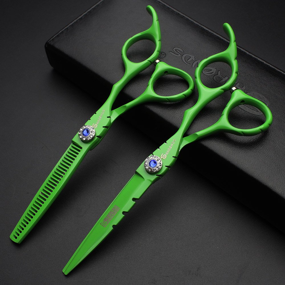 6 pouces Cheveux Ciseaux Ensemble de ciseaux de coiffure Salon de coiffure Ciseaux Cheveux Professionnel Ciseaux