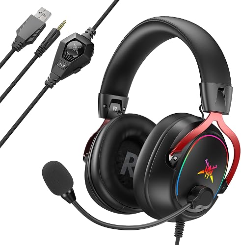 Casque Gaming avec Fil et Micro TECKNET