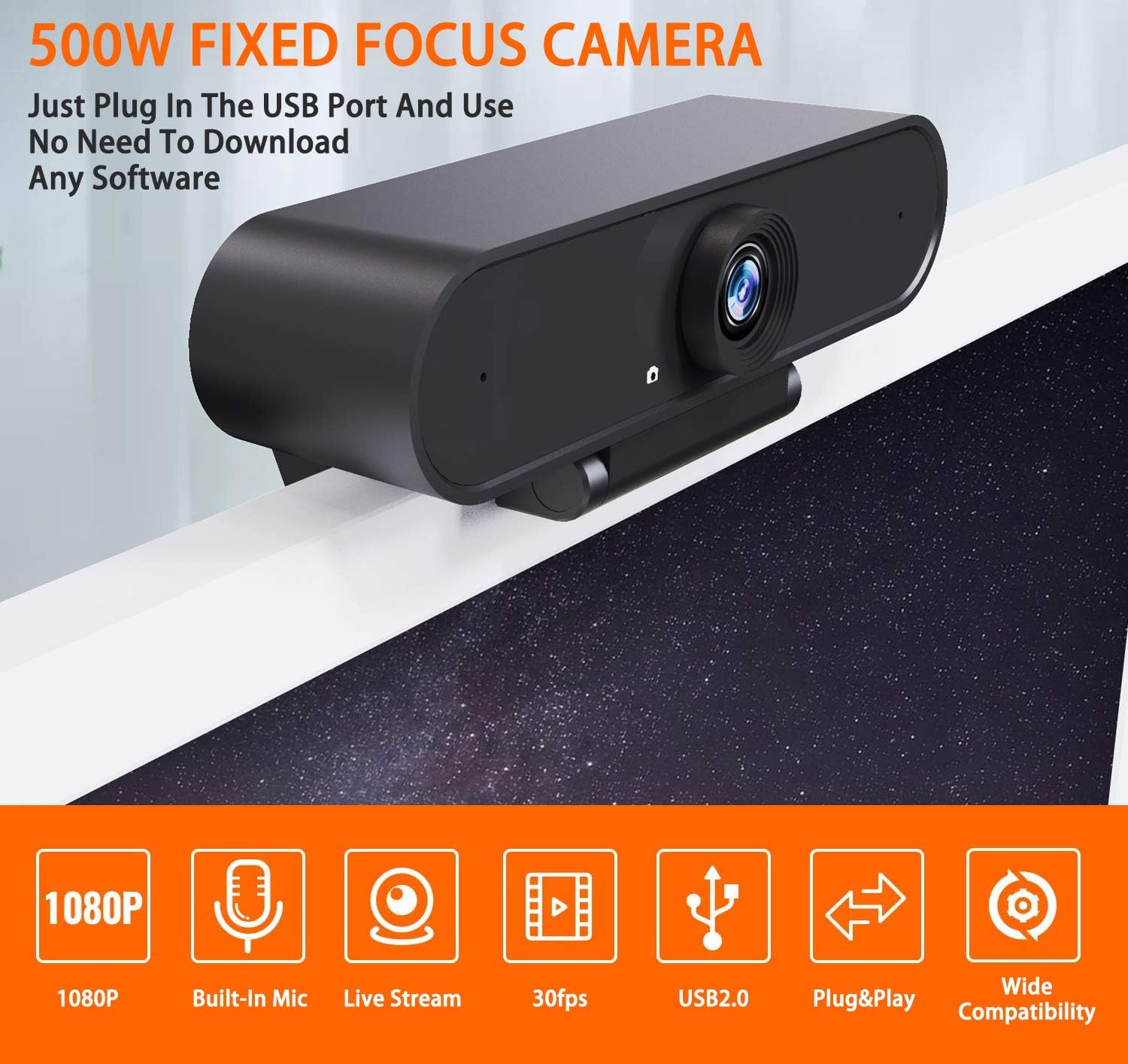 Get Cheap Price ANTZZON USB 1080P Web Camera: Webcam with Microphone & HD Computer Privacy Cover Cam for Desktop Laptop Streaming | Video Conference Compatible – Zoom | Skype | Facetime | YouTube Limited Stock ANTZZON USB 1080P Web Camera: Webcam with Microphone & HD Computer Privacy Cover Cam for Desktop Laptop Streaming | Video Conference Compatible – Zoom | Skype | Facetime | YouTube