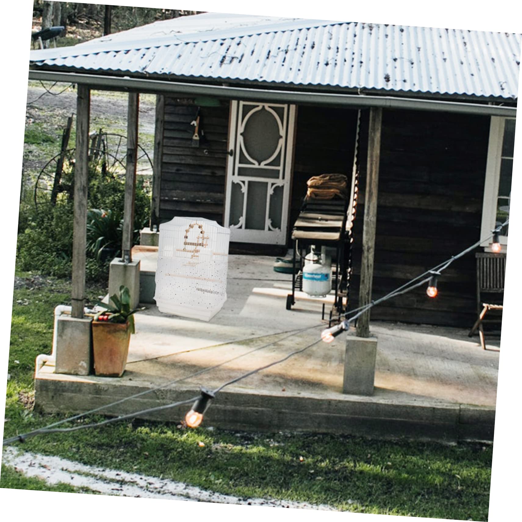 BESPORTBLE 2pcs Bird Cage Cover Birdcage Gauze Birdcage Stoper Easy Install Clean