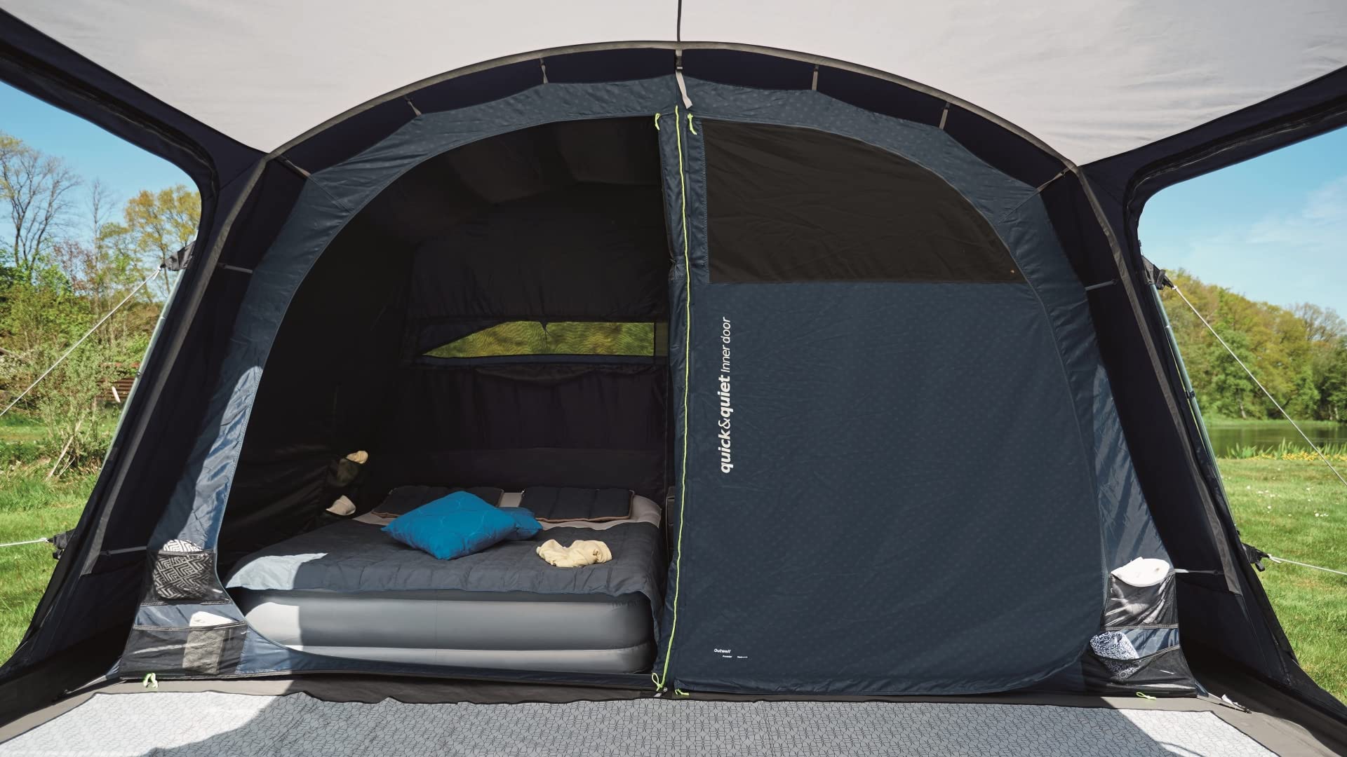 OUTWELL Nevada 4P Zelt, Unisex, Erwachsene, Grau, Einheitsgröße Sport & Freizeit