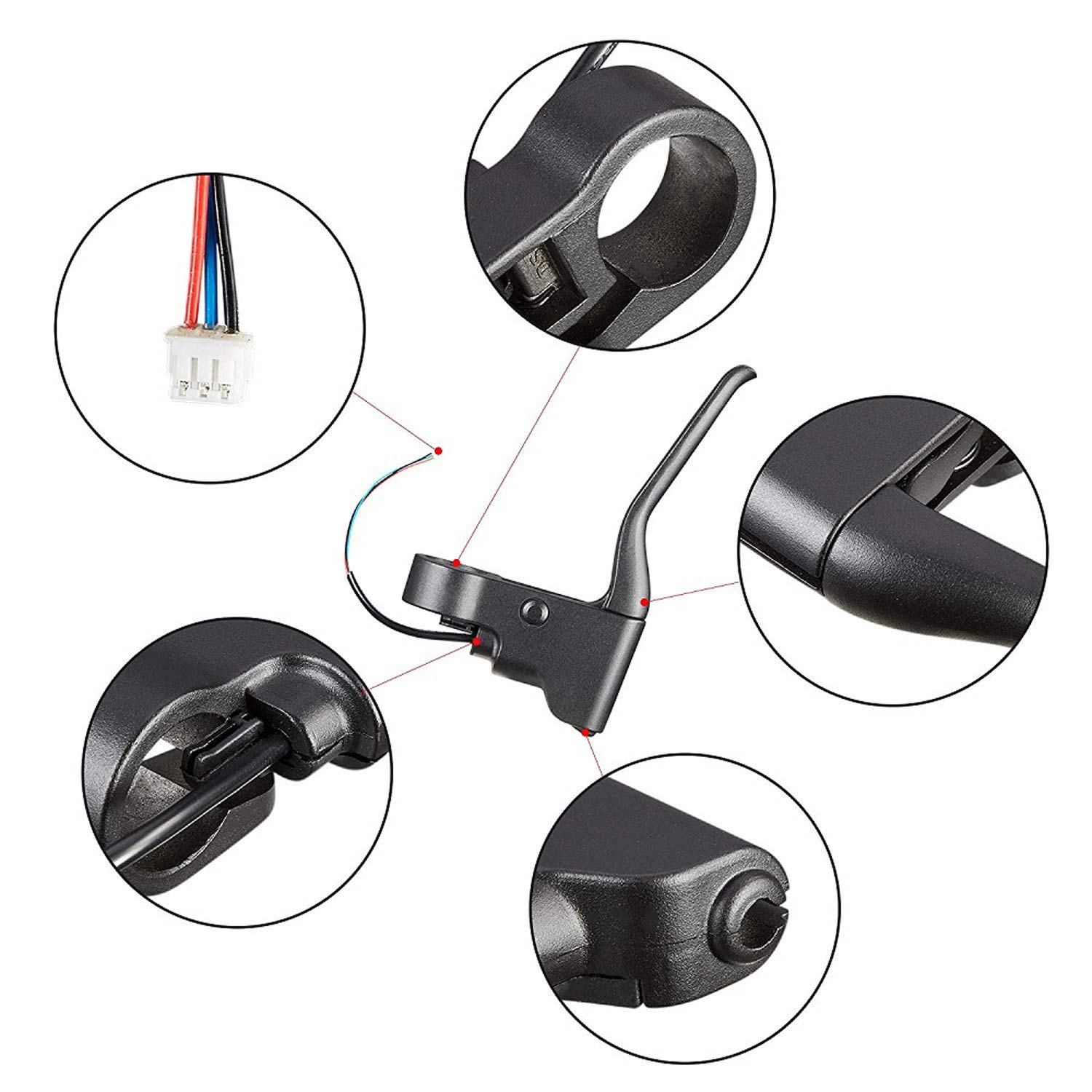 Levier De Frein Pour Trottinette Électrique Xiaomi 3 Lite - Pièce Détachée