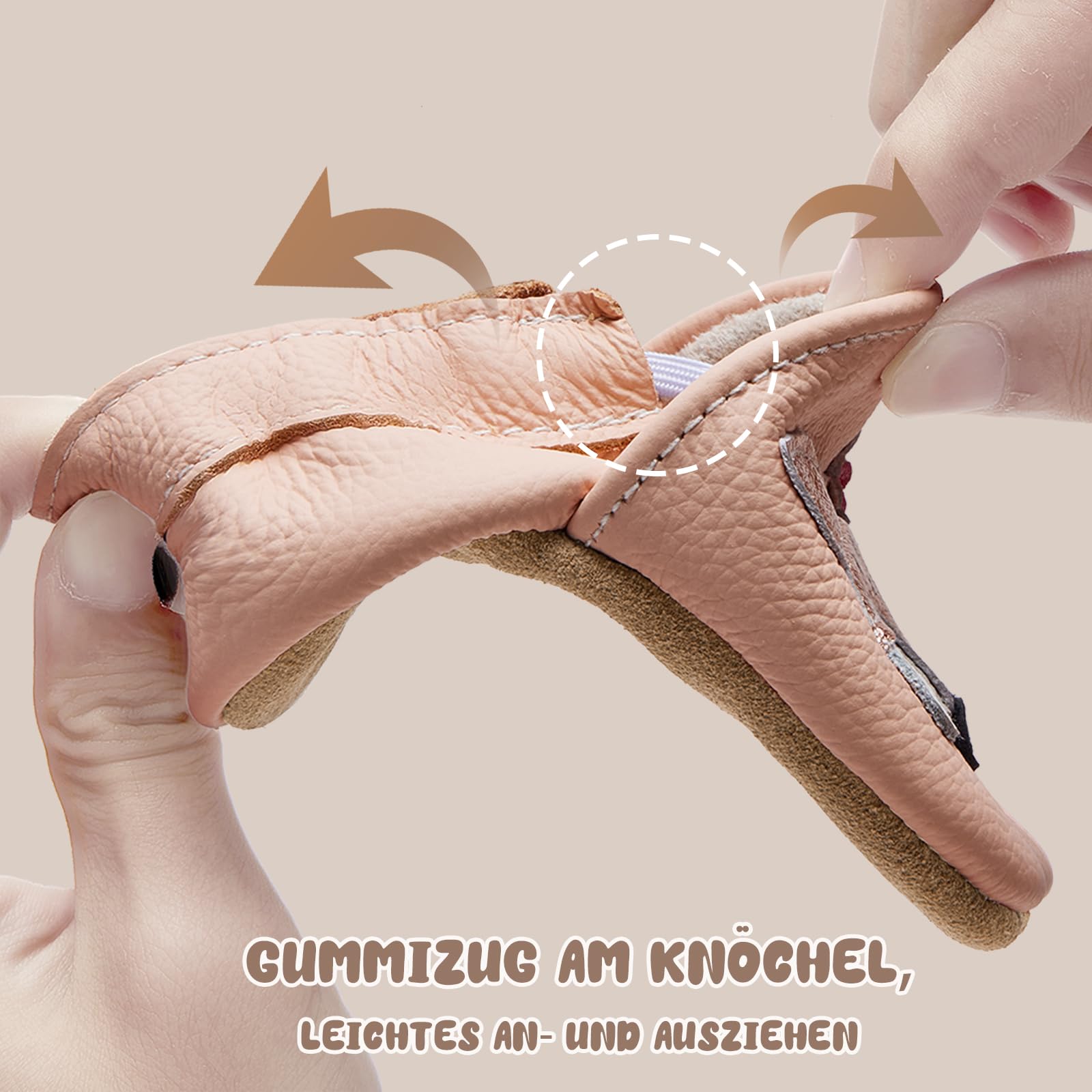IceUnicorn Primeros Zapatos para Niños Zapatos de Cuero Suave para Bebés Zapatillas de Estar por casa para Niños