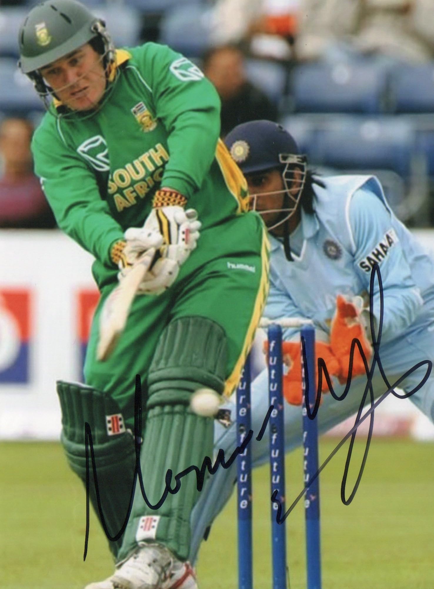 5x7 Inches Original Autographed Photo of South African Cricketer Morné van Wyk-image-47