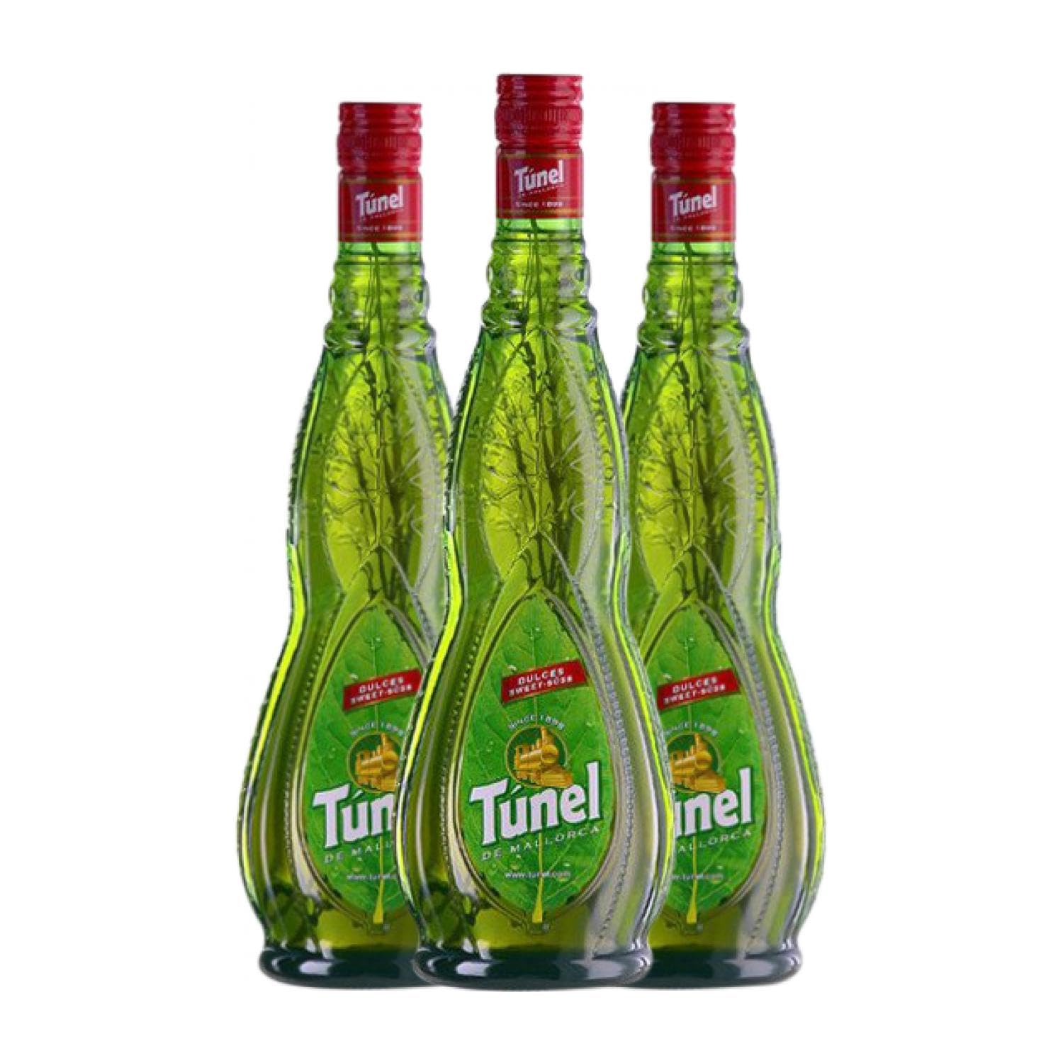 Digestivo Antonio Nadal Tunel Hierbas Dulce Botella Misil 1 L (Caja de 3 Botella Misil de 1 L)