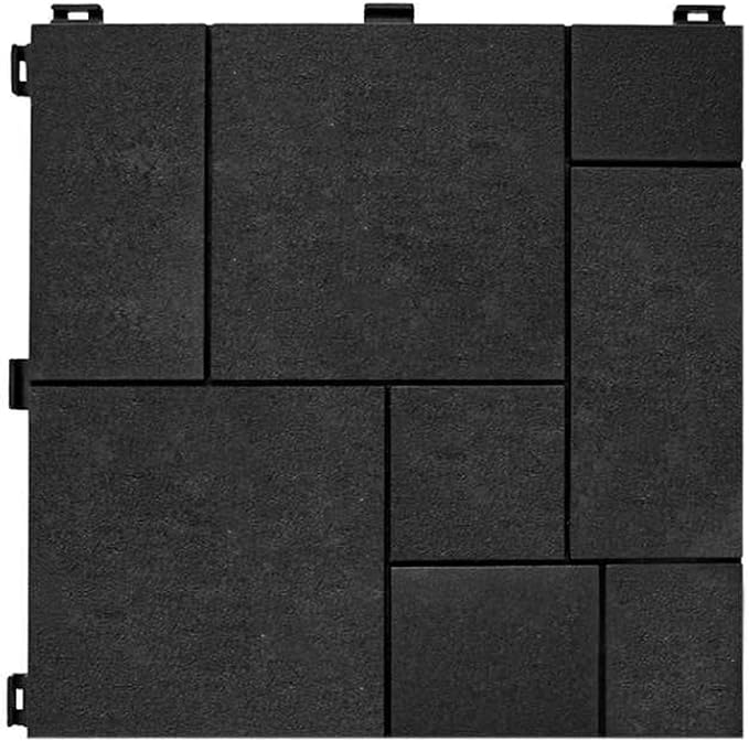 Multy Home Deck Tile 12" x 12" Mosaic, Slate (10 Pack) Amazon.ca
