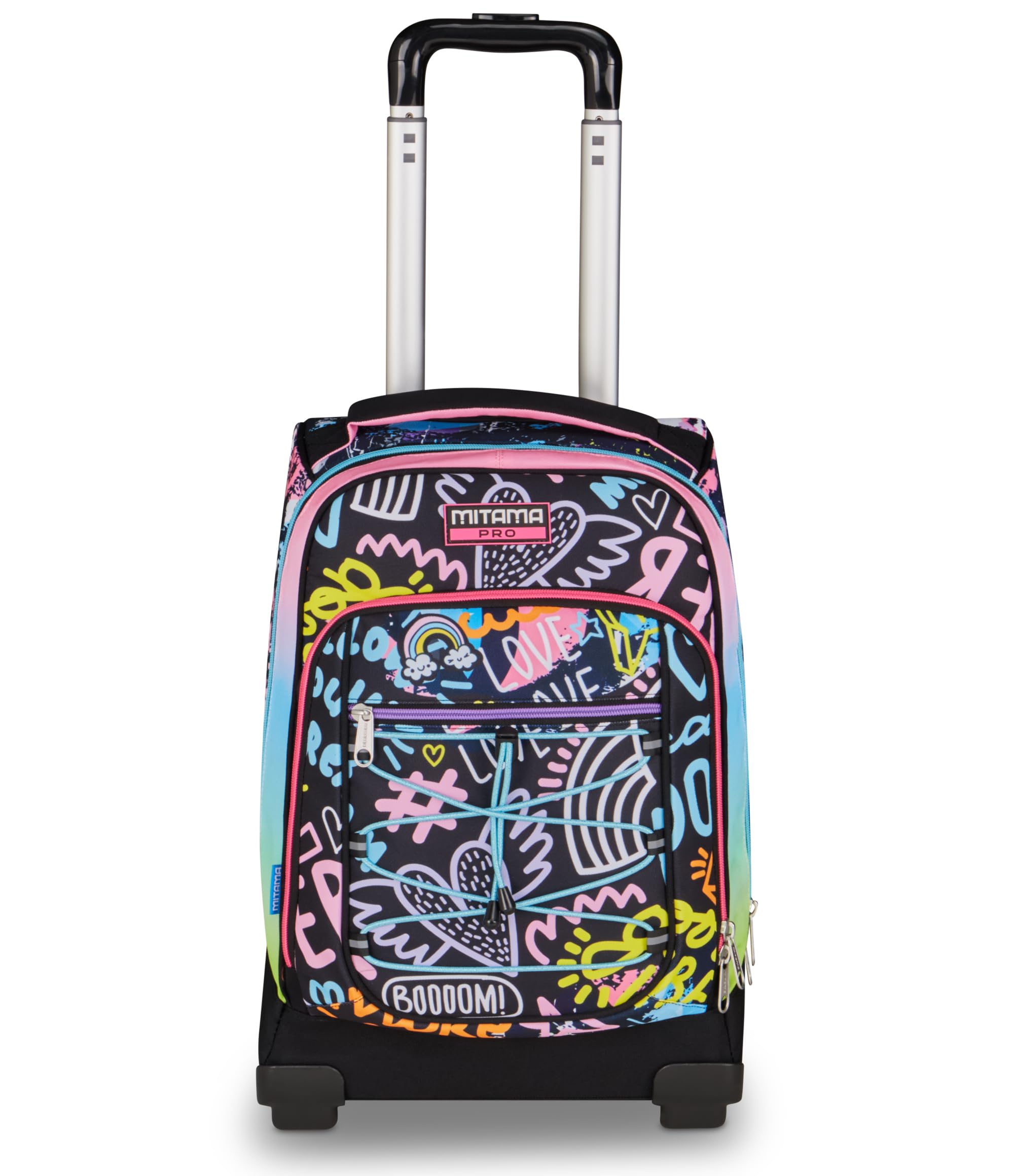 Mitama Trolley DR Scuola LOVETBEAT, 34 Lt, Rosa, Uso zaino, Tasca con organizer, Bambina, Scuola elementare e media, Viaggi e tempo libero