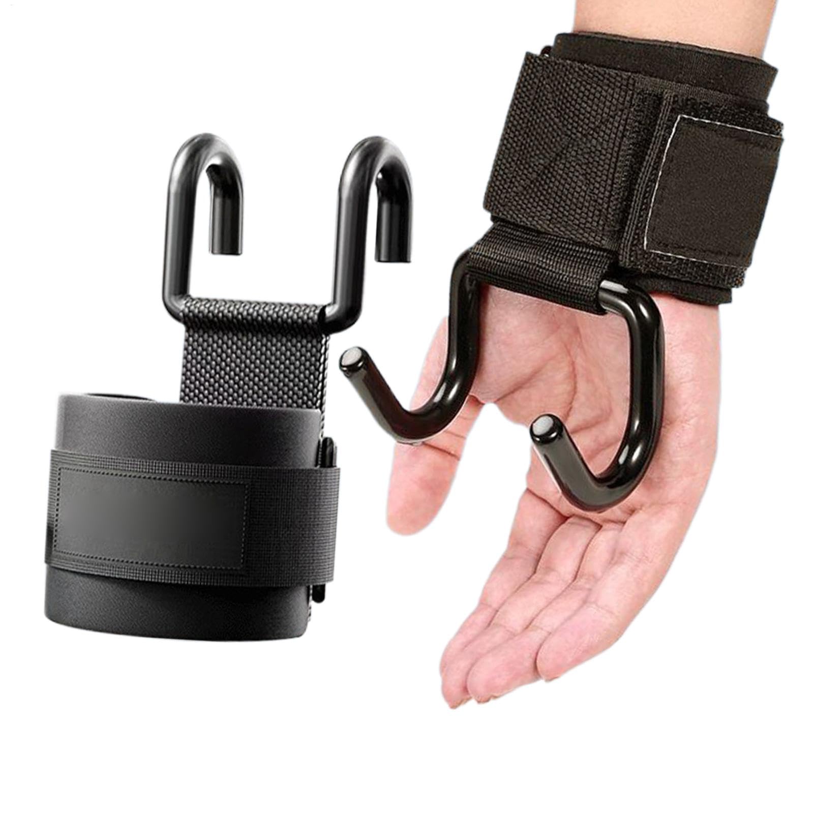 Wrist Hooks for Weightlifting, Weight Lifting Hooks | Wrist Grips STACTS HOURS, Gym Lifting Hooks for Power Power, Musculate