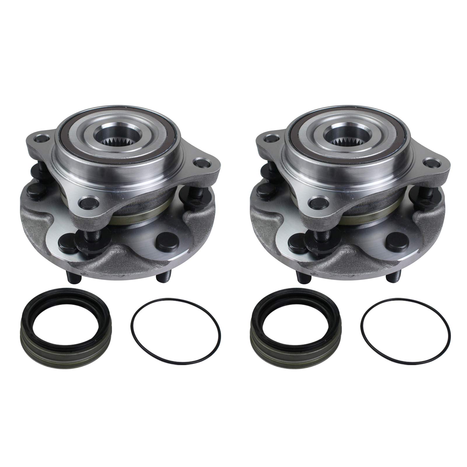 PAROD Pair 515040 4WD Front Wheel Hub Bearing Assembly fit for 2010-2021 Lexus GX460, 2003-2009 Lexus GX470, 2003-2021 Toyota 4Runner, 2007-2014 Toyota FJ Cruiser, 2005-2021 Toyota Tacoma w/WBS