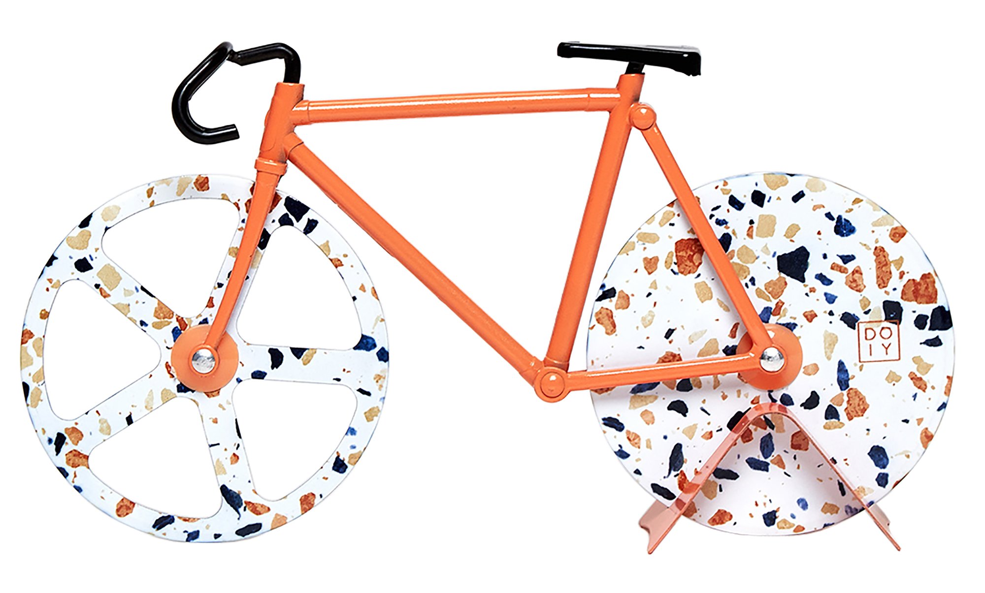 Doiy Fixie Bicycle Pizza Cutter Bike (Terrazzo)