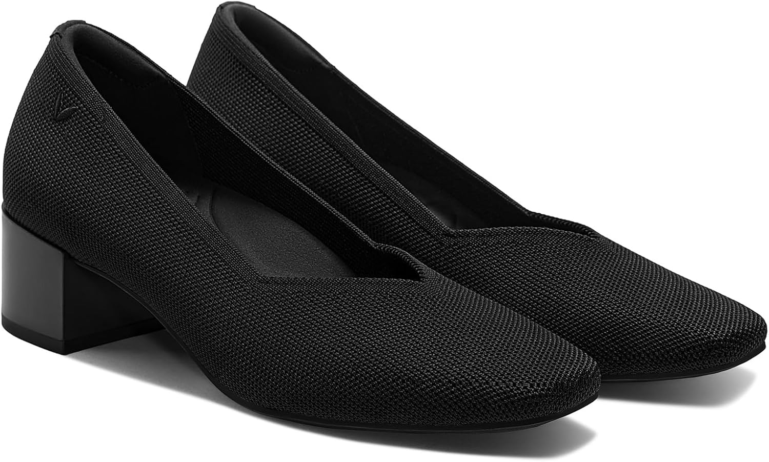 VIVAIA Megan Square-Toe Stress Free Chunky Heels for Women Arch Support Smart Casual