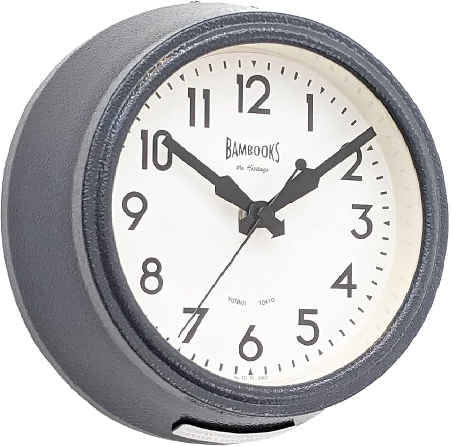 Amazon.co.jp: TOSSDICE 時計 ブリティッシュ 壁掛け 静音